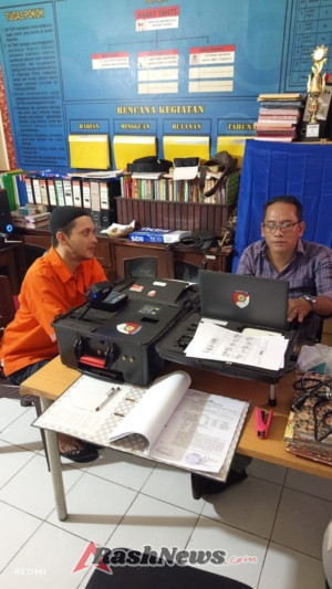 Satreskrim Lakukan Sidik Jari Tahanan untuk Lengkapi Berkas Perkara