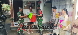 Koramil Klungkung Salurkan Bantuan Kepada Warga Binaan, Bukti Kecintaan TNI Kepada Rakyat