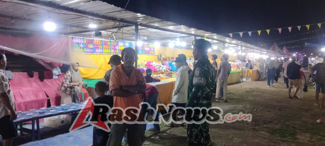 Koramil 1628-03/Seteluk Jaga Stabilitas Wilayah Lewat Patroli Malam