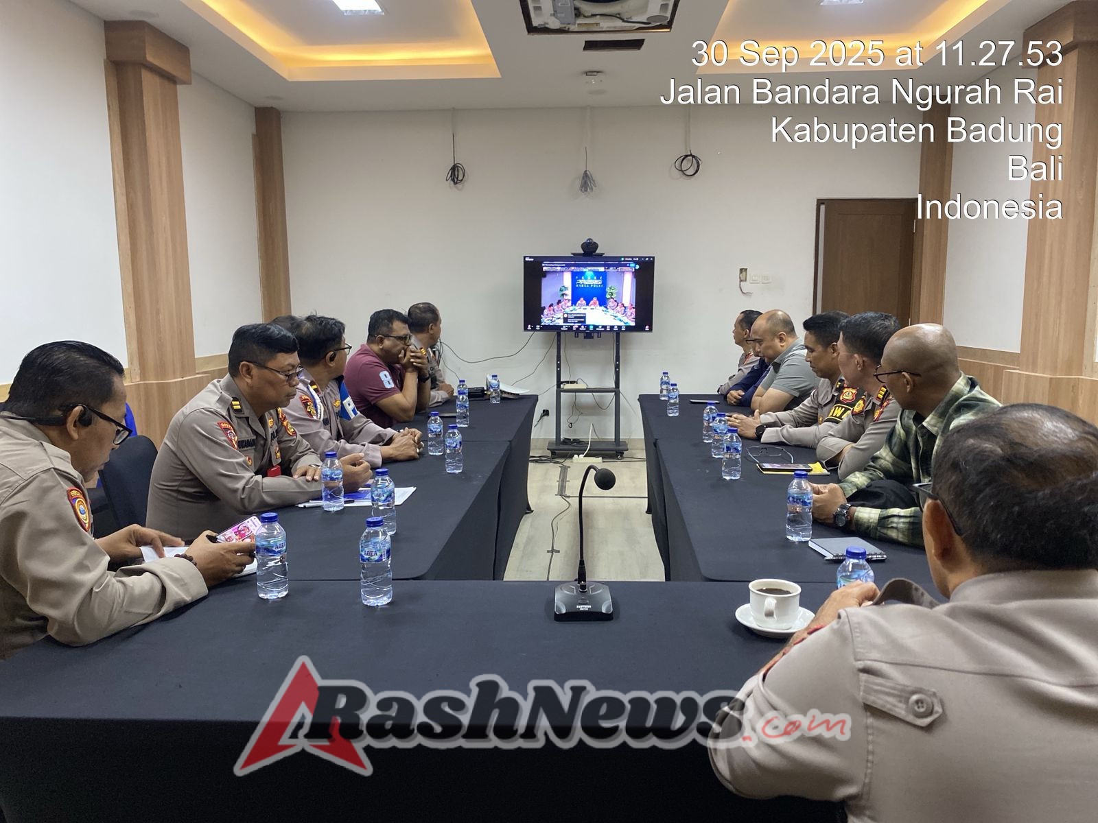 Polres Bandara Ngurah Rai Ikuti Forum Belajar Bersama Bertema “Komunikasi Krisis”