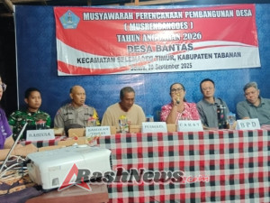 Musdes Penyusunan Rencana Kerja Pemerintah Desa Bantas Tahun Anggaran 2026 Berlangsung di Aula Kantor Desa
