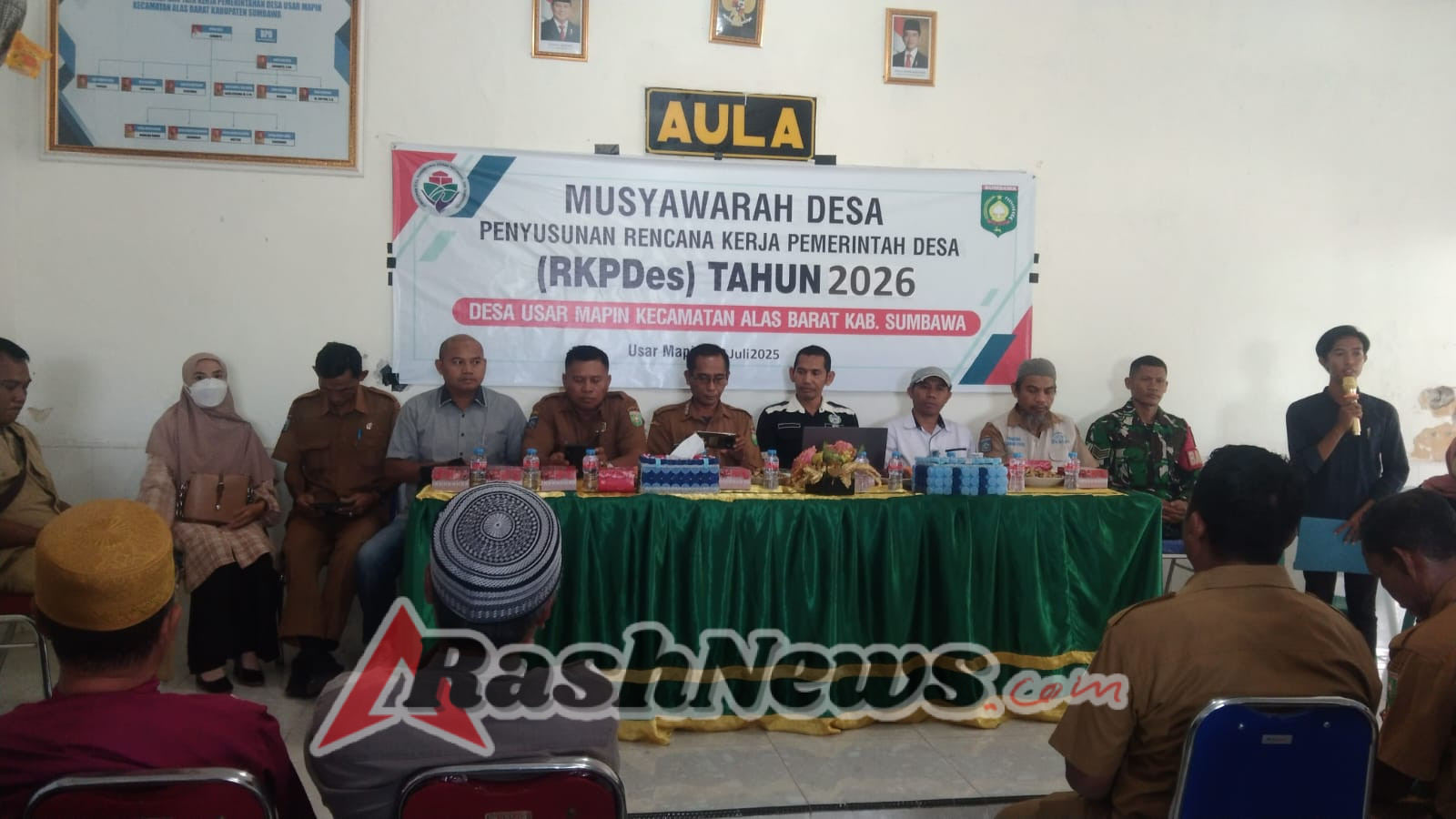 Babinsa Koramil 1607-04/Alas Hadiri Musrenbangdes Usar Mapin, Wujudkan Desa Maju