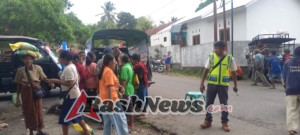 HUT TNI ke-80, Koramil Boawae Tebar Kepedulian Lewat Bakti Sosial di Pasar Rabu