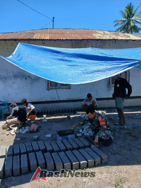 Kegiatan Sosial Babinsa Berjalan Lancar, Warga Apresiasi Kepedulian TNI