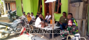 Babinsa Kodim 1602/Ende Dukung Pemerintah Desa Wolokoli dengan Komsos dan Pamwil