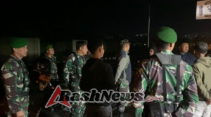 Kodim 1612/Manggarai dan Ormas Lakukan Patroli Bersama Ciptakan Keamanan