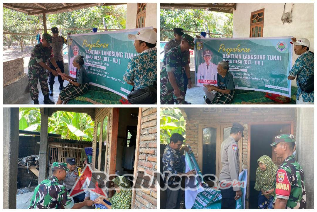 ‎Pembagian BLT-DD Berjalan Tertib, Babinsa Tekankan Pentingnya Gotong Royong