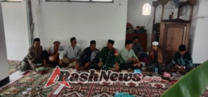 ‎Babinsa Perkuat Kebersamaan Warga di Peringatan Maulid Nabi Muhammad SAW 1447 H Desa Ledang