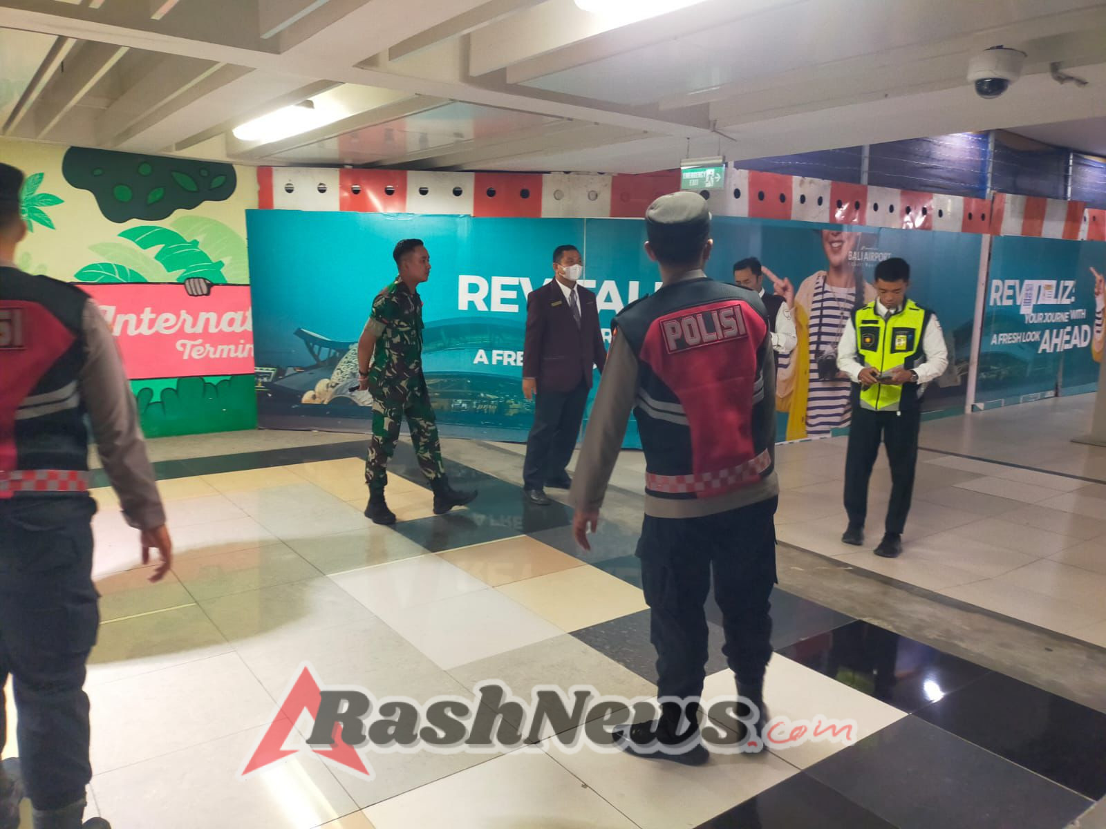 Patroli Malam Polres Bandara Ngurah Rai Cegah Kriminalitas
