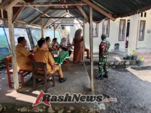 Jaga Kondusifitas Sekolah, Babinsa Koramil 1602-01/Ende Lakukan Pengumpulan Data Teritorial