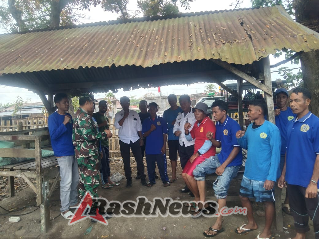 Babinsa Dompu Gandeng Komduk Jaga Kamtibmas