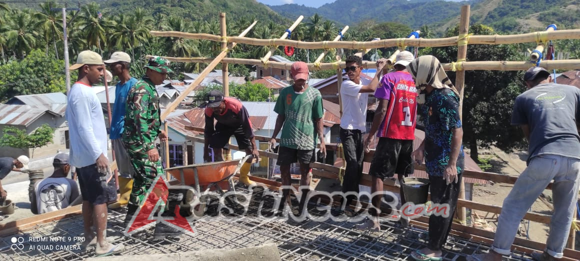 Kehadiran Babinsa Koramil Wolowaru Ciptakan Rasa Aman dan Nyaman di Desa Serandori