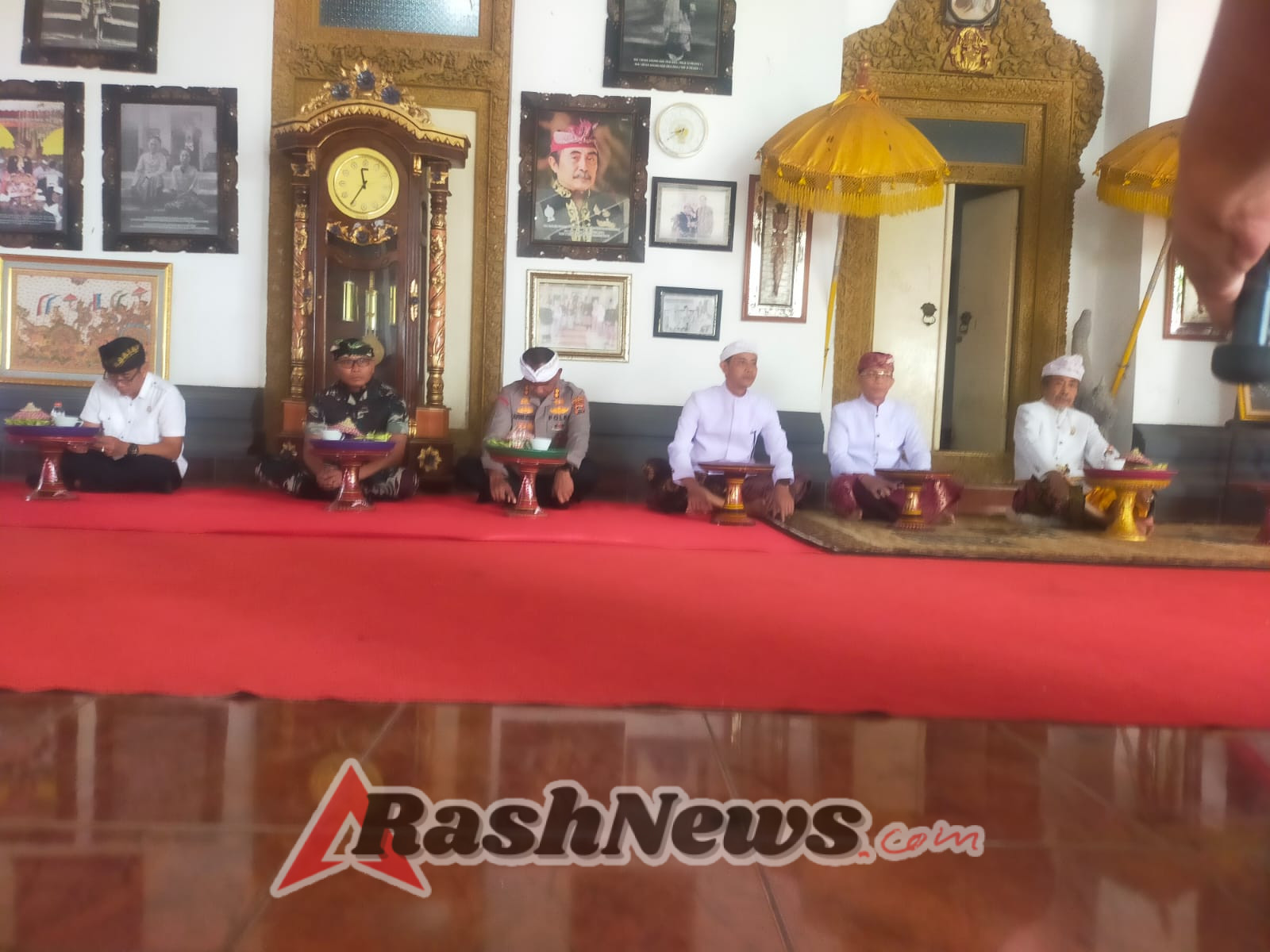 Hadiri Upacara Atma Wedana, Dandim Klungkung Perkuat Sinergi Dan Kuatkan Silahturahmi