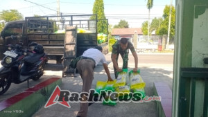 Sinergi TNI dan Pemerintah, Koramil Alas Bantu Stabilkan Harga Beras Lewat GPM