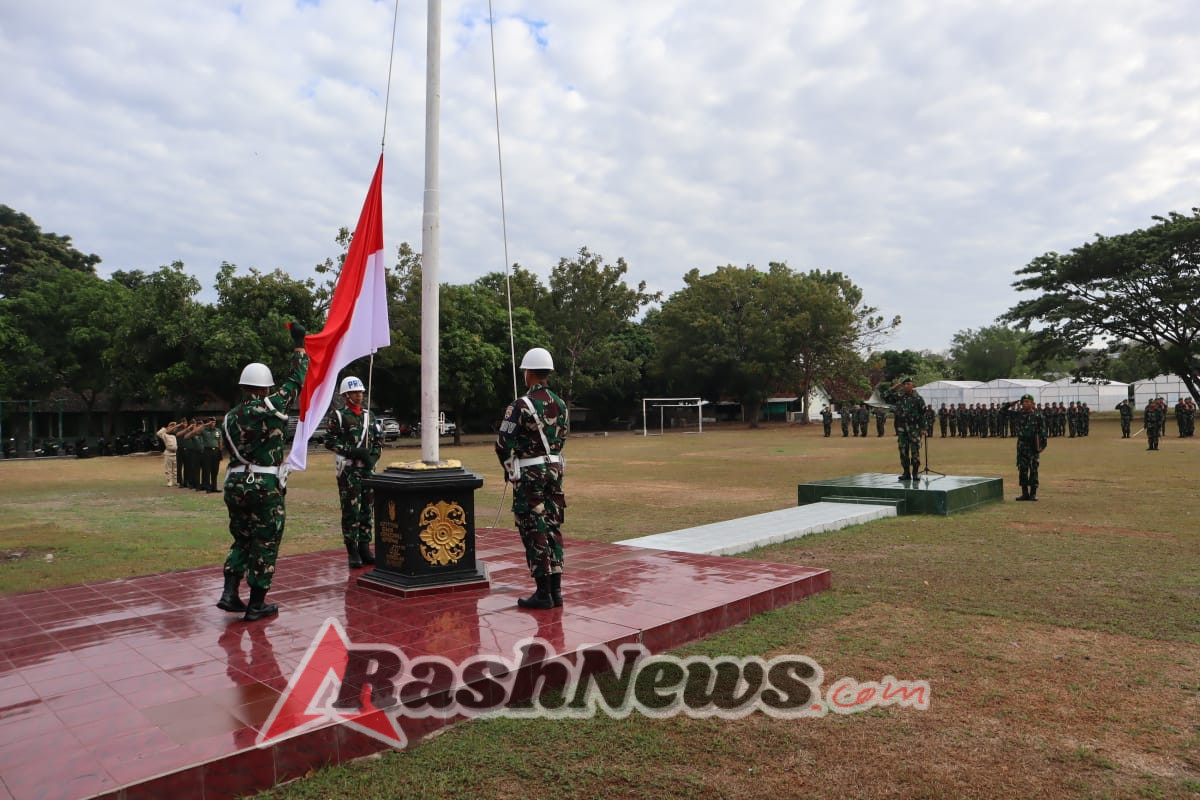 ‎Kasdim Tekankan Profesionalisme dan Loyalitas Prajurit dalam Upacara 17-an