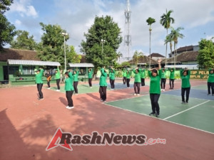 Olahraga Bersama, Ini Cara Persit Kodim Klungkung Tingkatkan Kesehatan Dan Perkuat Kekeluargaan