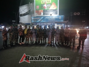 Siskamling Bersama TNI Jaga Situasi Kupang Tetap Kondusif