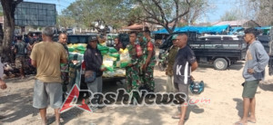 Koramil 1625-05/Aesesa Gelar GPM, 1 Ton Beras Murah Disalurkan ke Warga Nagekeo