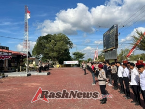 Sinergitas TNI – Polri Kodim 1621/TTS Gelar Apel Bersama Di Polres TTS