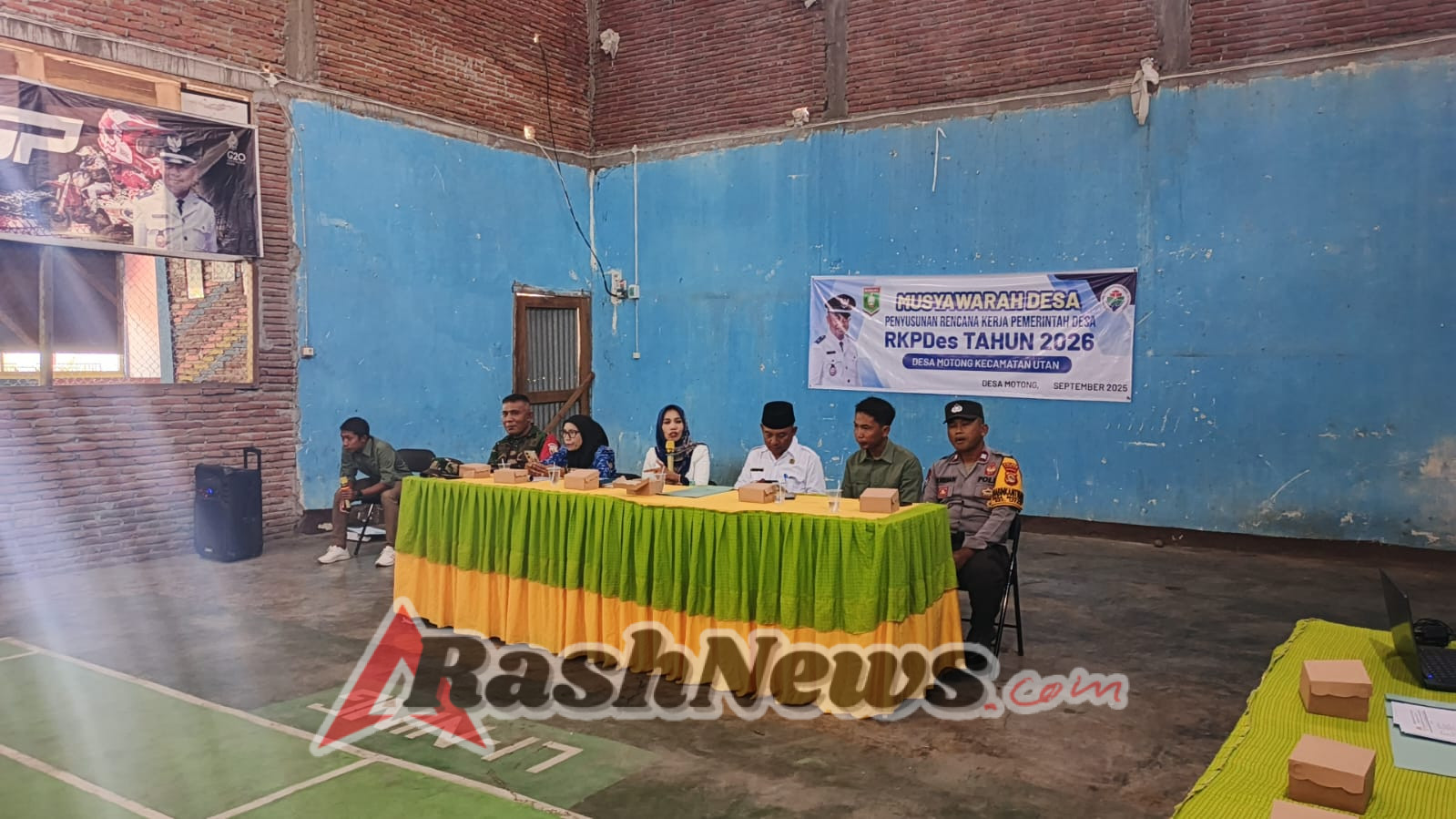 ‎Wujudkan Desa Maju, Babinsa Motong Hadiri dan Kawal Musyawarah RKPDes 2026