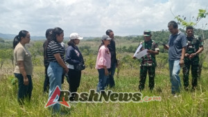 Dandim 1613/Sumba Barat Tinjau Lokasi Rencana Pembangunan Batalyon Teritorial di Sumba Tengah