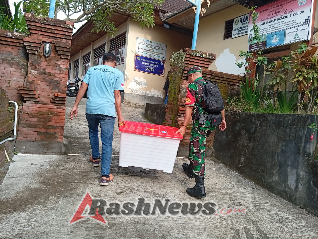 Program Makan Bergizi Gratis di Celuk Berjalan Lancar dengan Pendampingan Babinsa