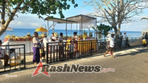 Gelar Pengamanan Melasti, Babinsa Ped Tunjukkan Pelayanan Dan Kontribusi