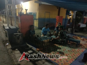 Patroli Malam Koramil 1628-02/Sekongkang, Antisipasi Gangguan Kamtibmas di Wilayah