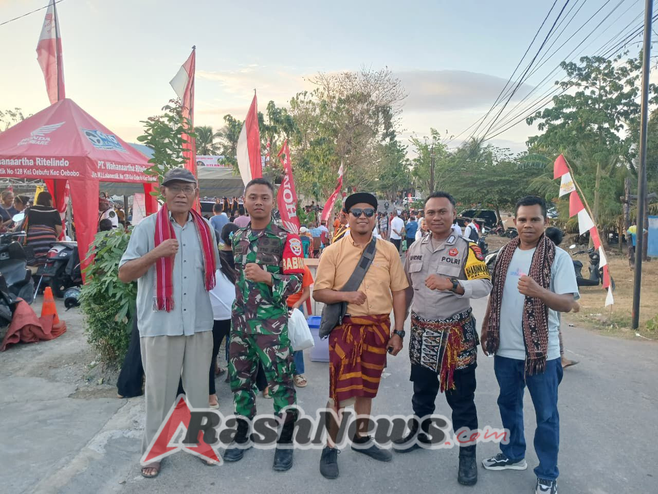 Babinsa Liliba Wujudkan Sinergi Budaya, Pemerintah, dan Masyarakat