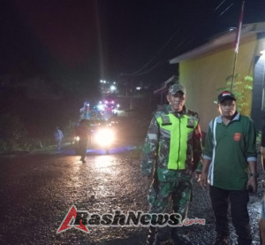 Babinsa Sorinomo Intensifkan Patroli Malam, Wujudkan Rasa Aman di Tengah Warga