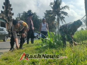 Sinergi TNI dan Masyarakat, Koramil 1626-02/Susut Dukung Karya Bakti di Desa Bunutin Kecamatan Bangli