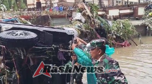 Danrem 163/Wira Satya Turun Tangan Bantu Evakuasi Warga Terdampak Banjir di Denpasar