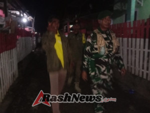 Patroli Siskamling Babinsa Pesa Berjalan Aman dan Kondusif