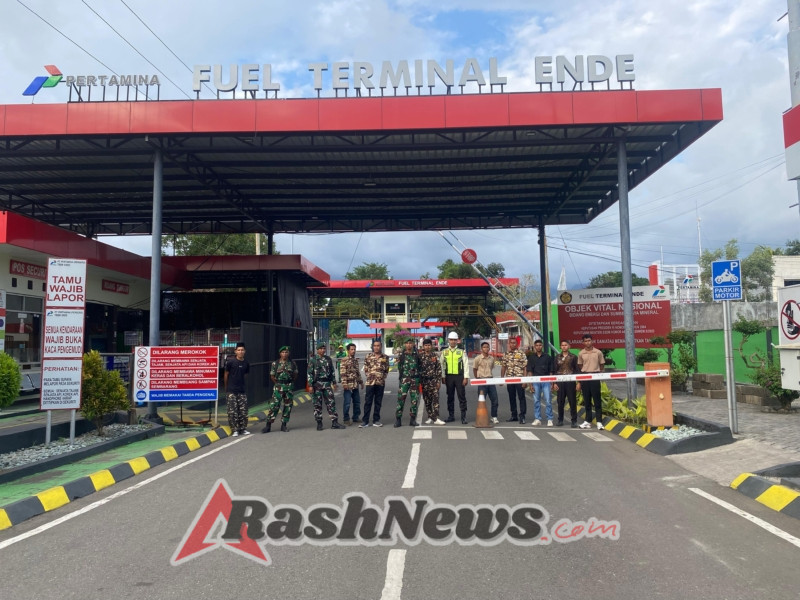 Tingkatkan Sinergi, Kodim Ende Bersama FKPPI, Banser, dan Pemuda Katolik Amankan Titik Vital