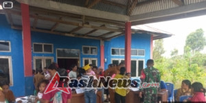 Babinsa Koramil 1612-01/Ruteng Hadiri Kegiatan Posyandu di Desa Benteng Kuwu