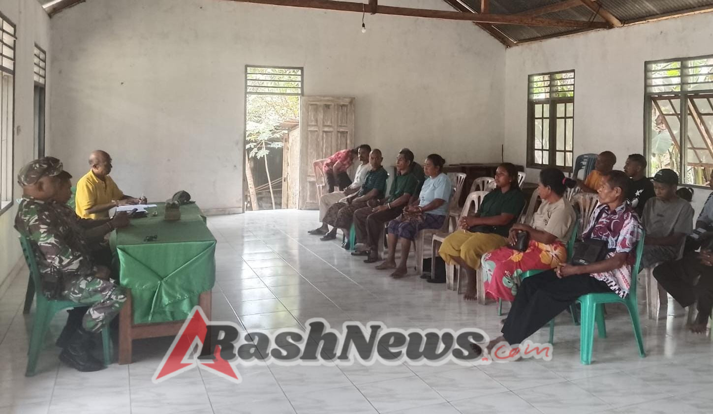 Babinsa Kelurahan Buraen Jadi Penengah Konflik Keluarga