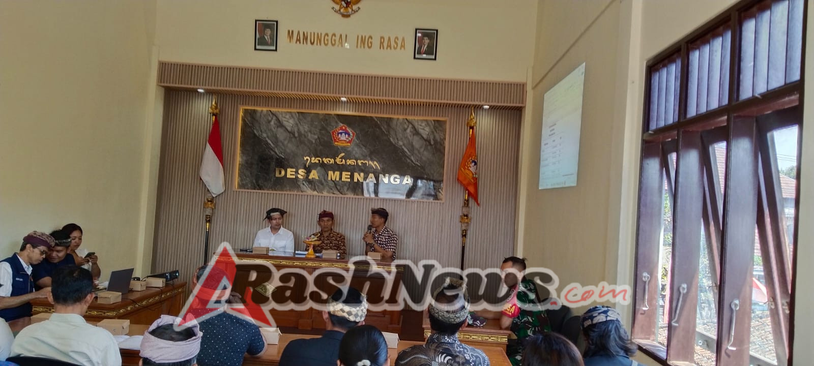 Kawal rencana pembangunan Desa, Babinsa 1623-03/Rendang hadiri rapat Musrenbangdes.