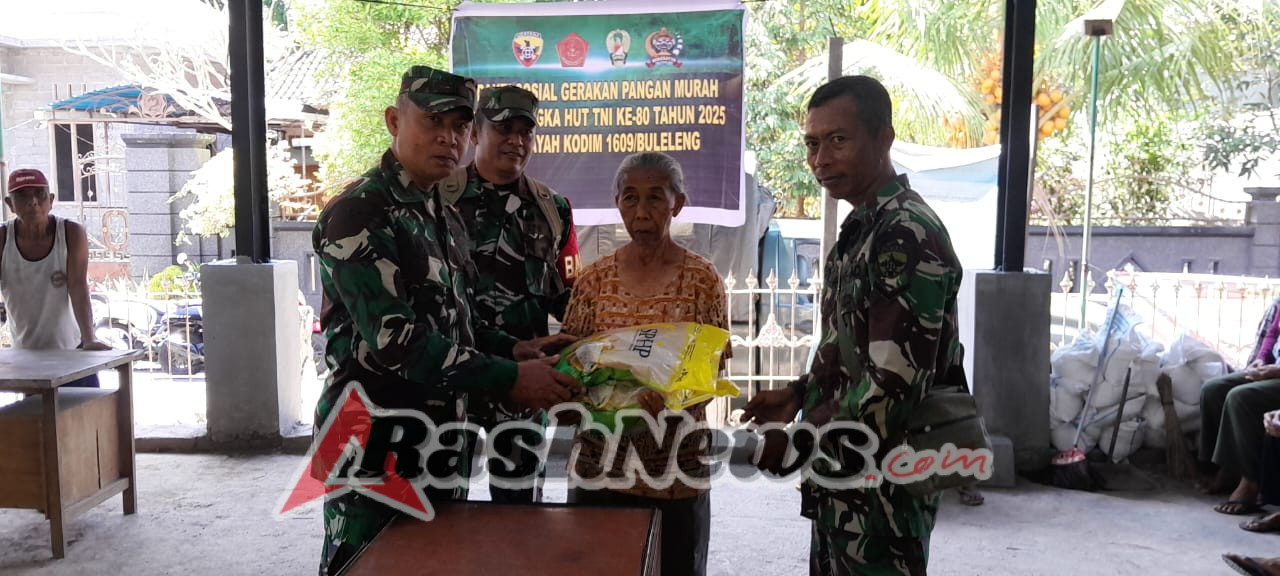 Gerakan Pangan Murah di Munduk Bestala Wujud Nyata Kepedulian TNI terhadap Ketahanan Pangan