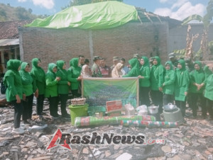 Karya Bhakti Koramil Wawo, Wujud Kepedulian TNI untuk Warga Terdampak Musibah