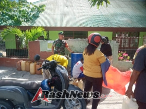 Babinsa Airmata Dukung Kelancaran Distribusi Minyak Tanah Merata