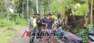 Kehadiran Babinsa Bukian Wujud Dukungan pada Kelancaran Tradisi Pitra Yadnya