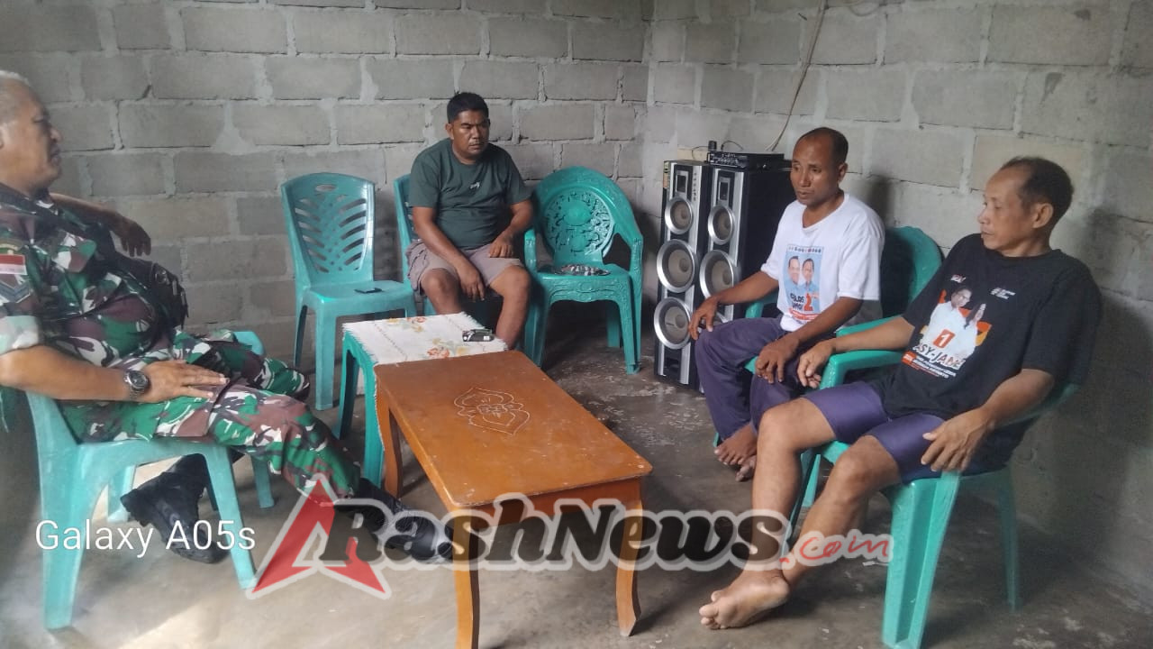 Babinsa Koramil Batutua Perkuat Silaturahmi Lewat Komsos Bersama Ketua RW di Oenitas