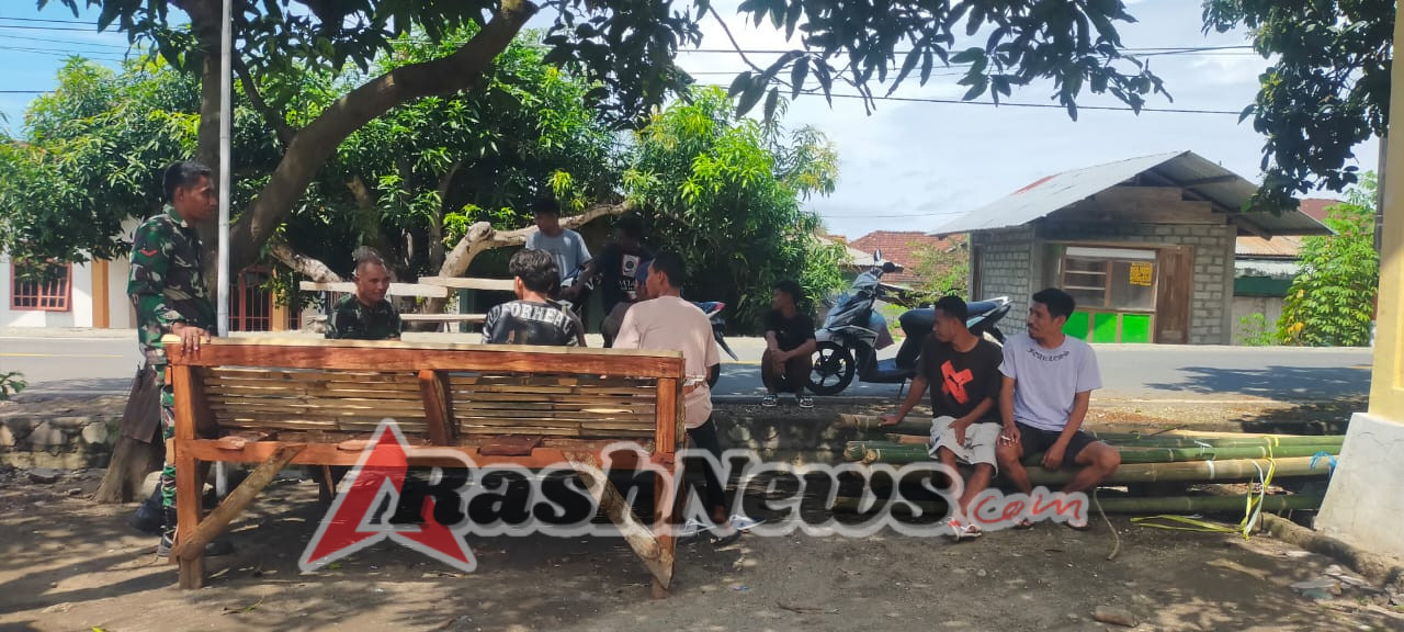 Kodim 1602/Ende Tegakkan Keamanan Wilayah dengan Pendekatan Komsos Babinsa