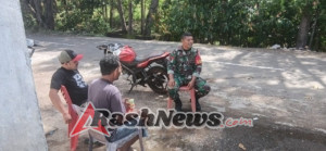 Babinsa Ende Gencarkan Himbauan Jaga Kebersihan dan Keamanan Lingkungan