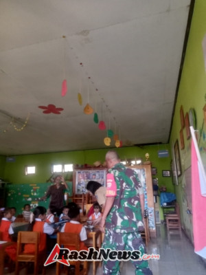 Babinsa Kawal Program MBG di Mokdale, Ribuan Siswa dan Balita Terlayani