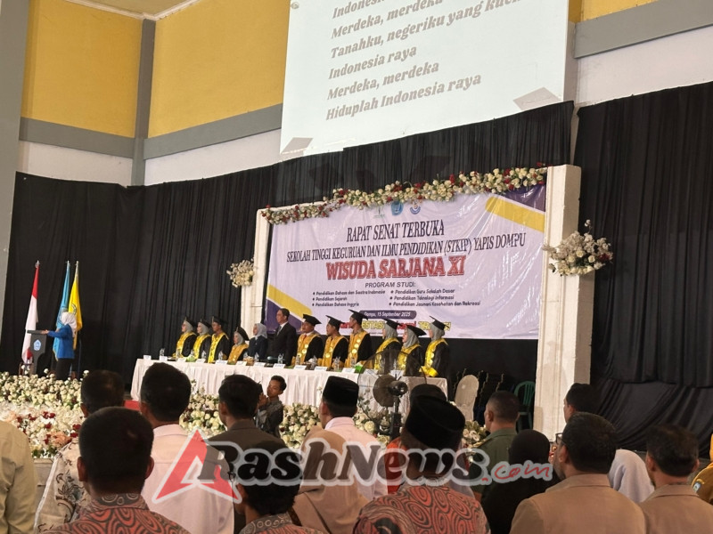 STKIP Yapis Dompu Wisuda XI, TNI-Polri Beri Dukungan
