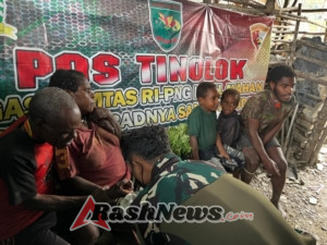 Pos Tinolok Satgas  Yonif 743/PSY Jadi Rumah Singgah Harapan untuk Masyarakat Papua