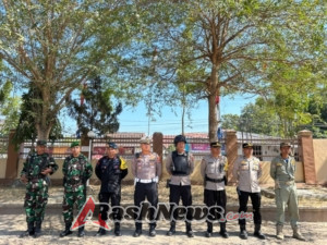 Apel Gabungan Antisipasi Unras, Kodim 1614/Dompu Tampilkan Kekuatan