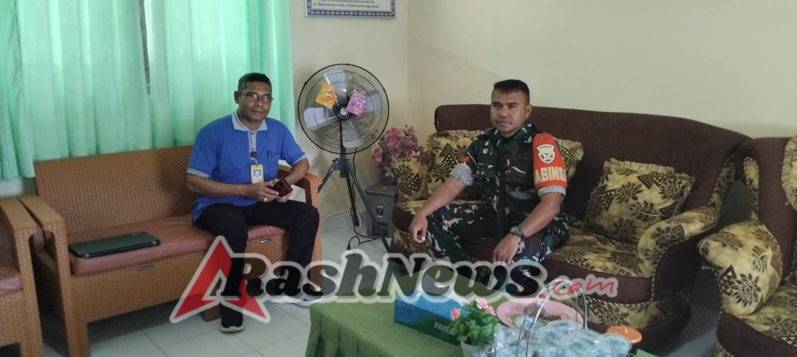 Babinsa Batutua Monitoring Sekolah di Rote Barat Daya untuk Program Makan Bergizi Gratis