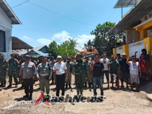 Terminal dan Pasar Tente Bersih Berseri Berkat Bakti Teritorial Prima HUT ke-80 TNI